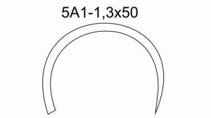 Игла хирургическая 5А1-1,3х50