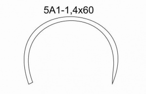 Игла хирургическая 5А1-1,4х60
