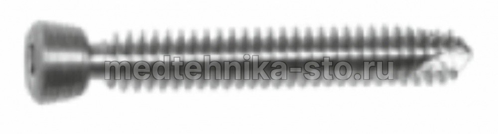 Винт спонгиозный с УС с конич.резьбой д.5,0 мм, дл.40 мм